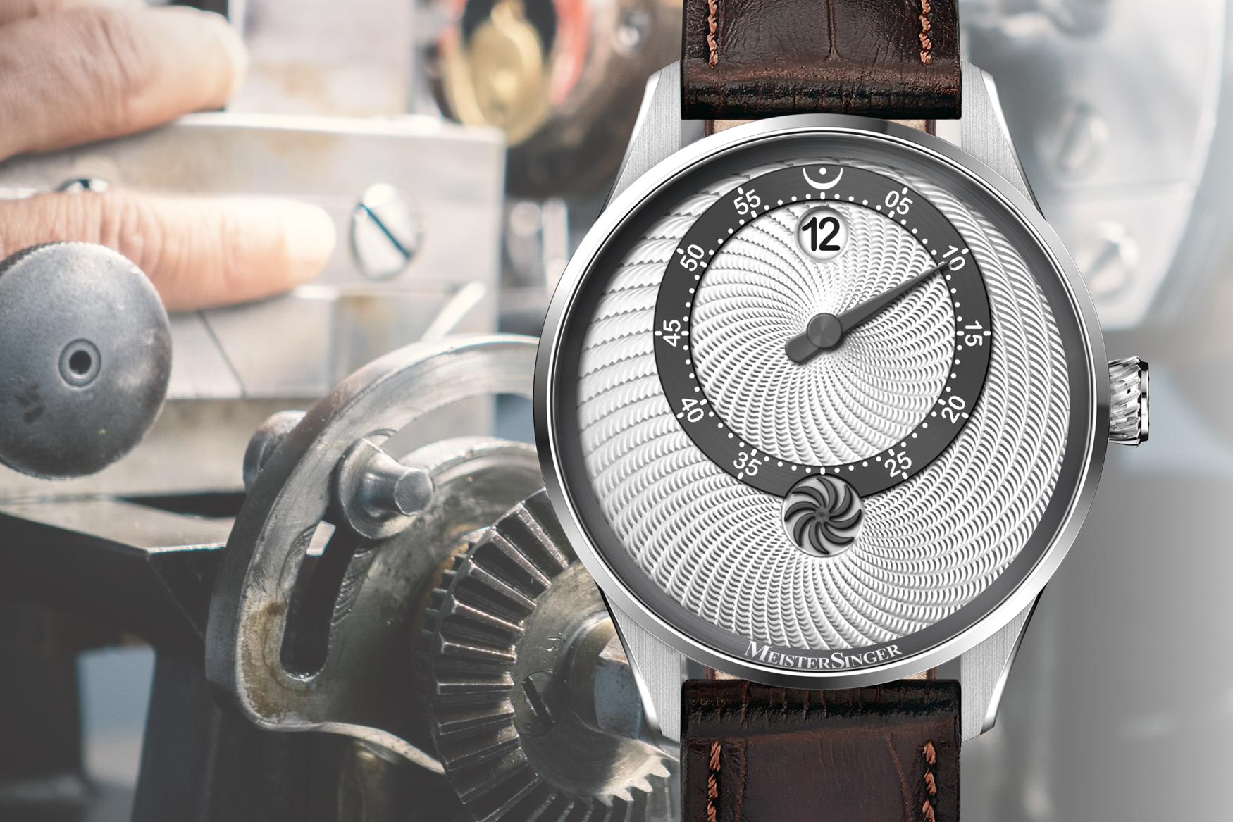 MeisterSinger Panthero Jumping Hour Guillochange Profile