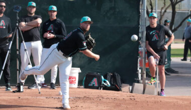 Merrill Kelly of the Diamondbacks...