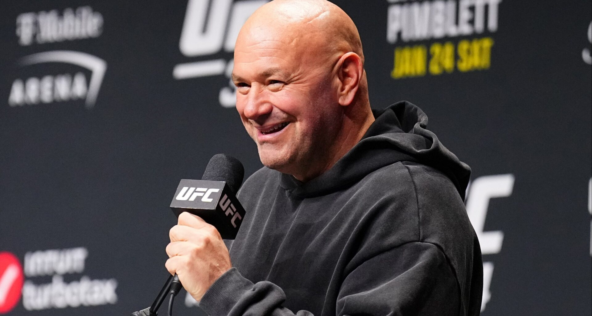UFC CEO Dana White at the UFC 324 press conference