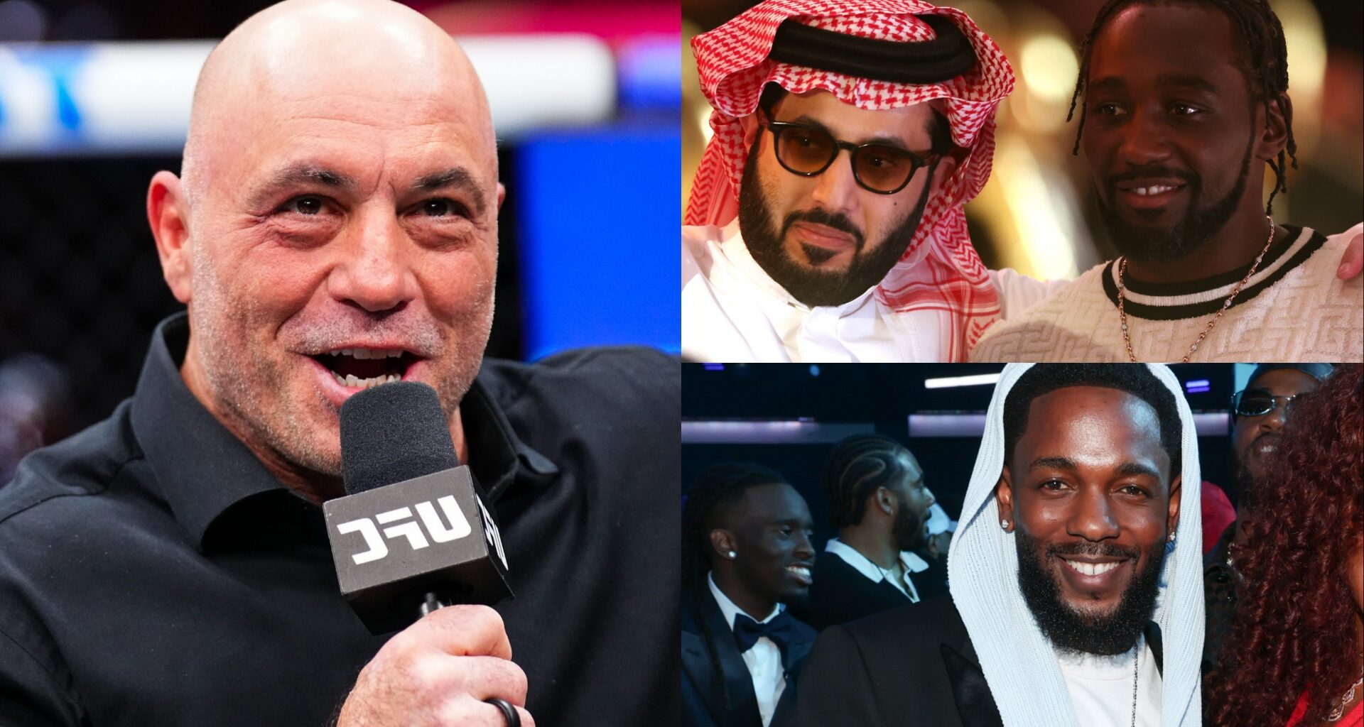 Joe Rogan, Terence Crawford, Turki Alalshikh, and Kendrick Lamar