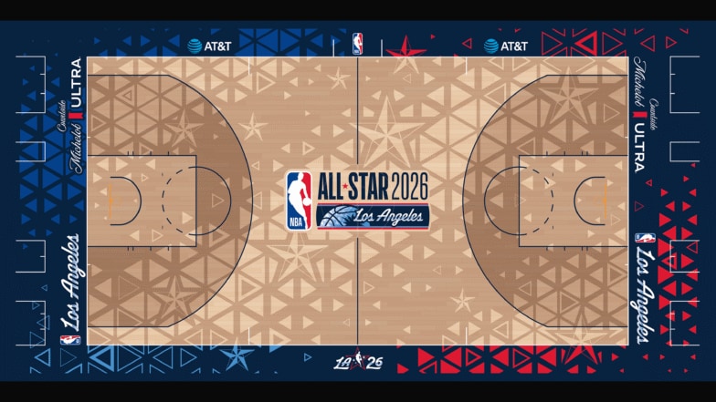 NBA All-Star 2026 Los Angeles court