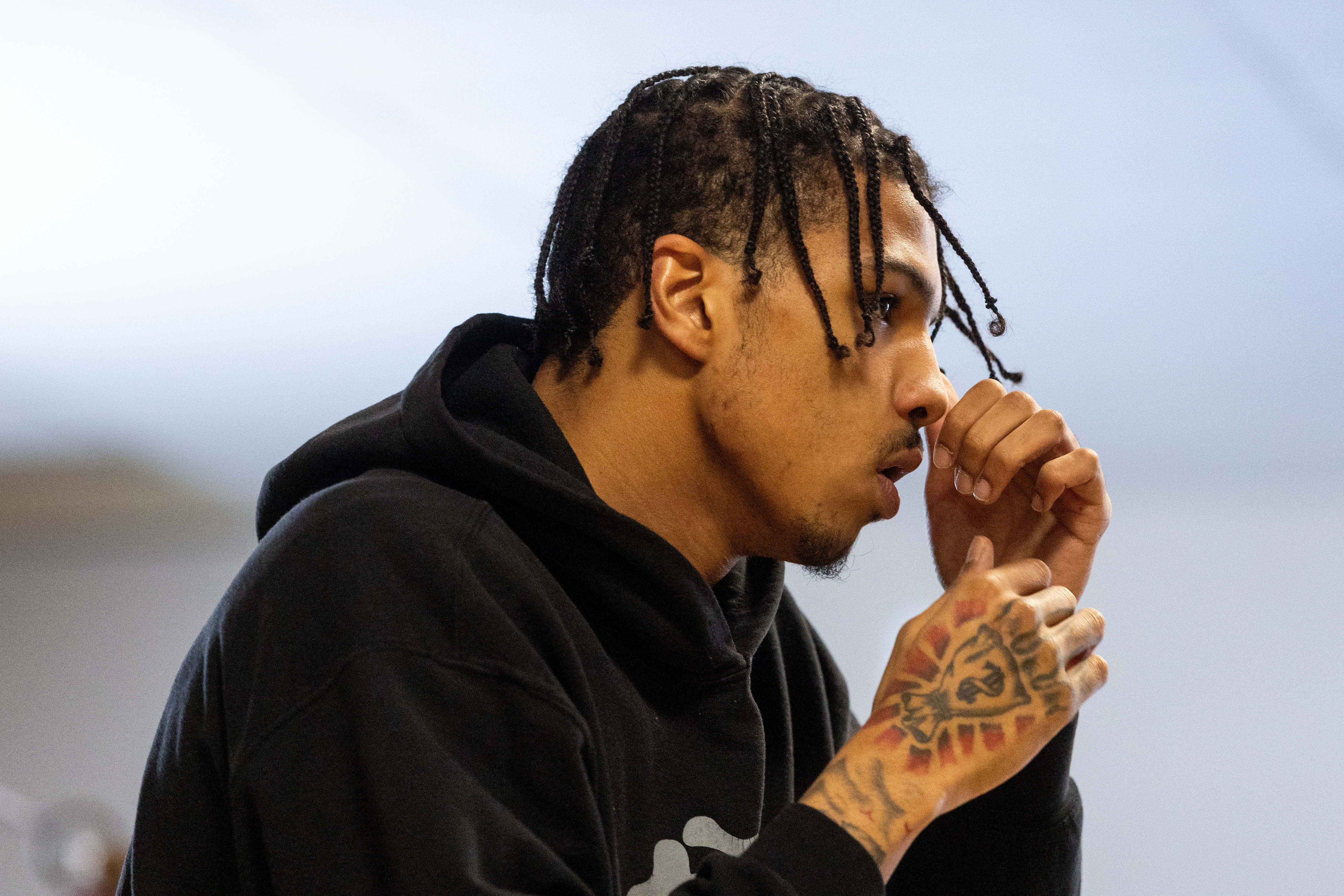 Evan Jackson, 19, of Kalamazoo, trains for the USA Boxing International Open at Kzoo Boxing on Tuesday, Feb. 3, 2026. , The Open, which is expected to draw elite amateur talent and emerging future stars to Colorado, is Jackson’s biggest challenge yet.