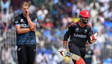 Canada's Yuvraj makes history but New Zealand advance