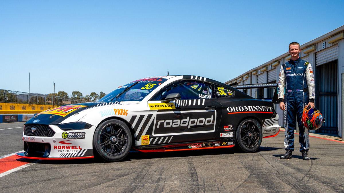 Nash Morris reveals Tickford Autosport 2026 Super2 Series Ford Mustang livery