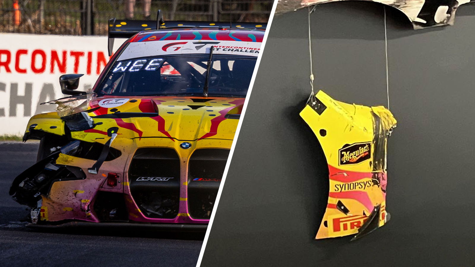 Bathurst Art Car part already a museum piece after kangaroo hit