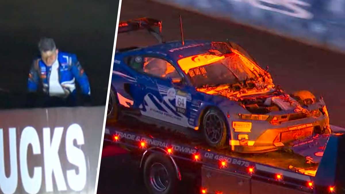 Christopher Mies details gruesome aftermath of 250km/h kangaroo strike in Ford Mustang