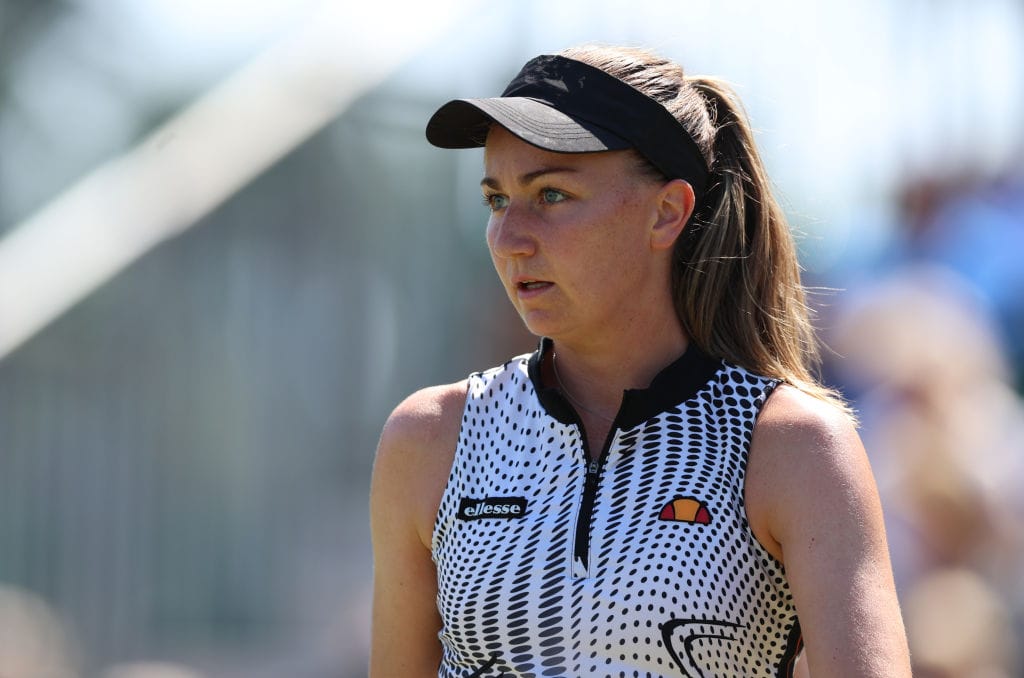 Olivia Nicholls at WTA Nottingham, 2023