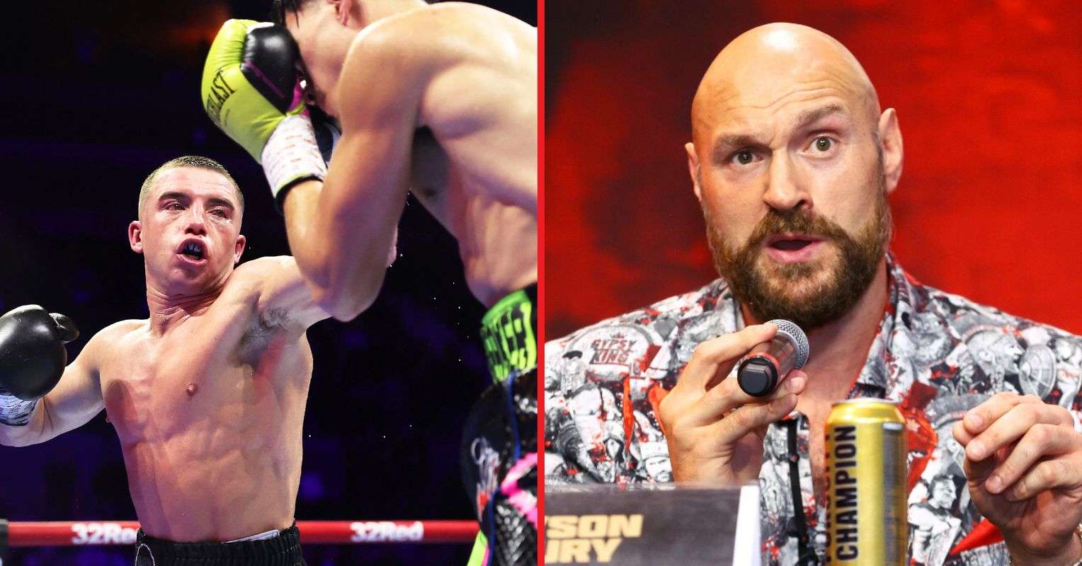 Tyson Fury reacts to Nick Ball losing title via brutal KO and targets ’embarrassing haters’