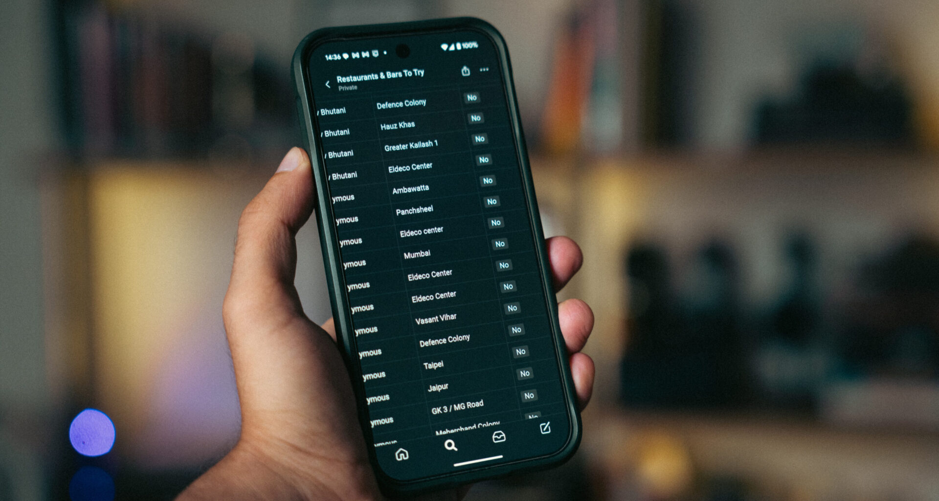 Notion database