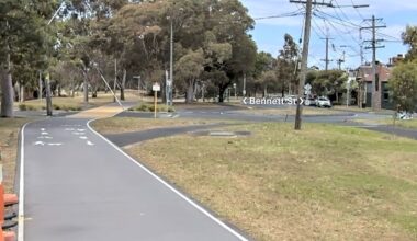 Fitzroy diversion on Capital City Trail
