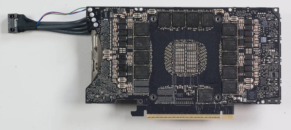 Nvidia RTX 6000D - back PCB.
