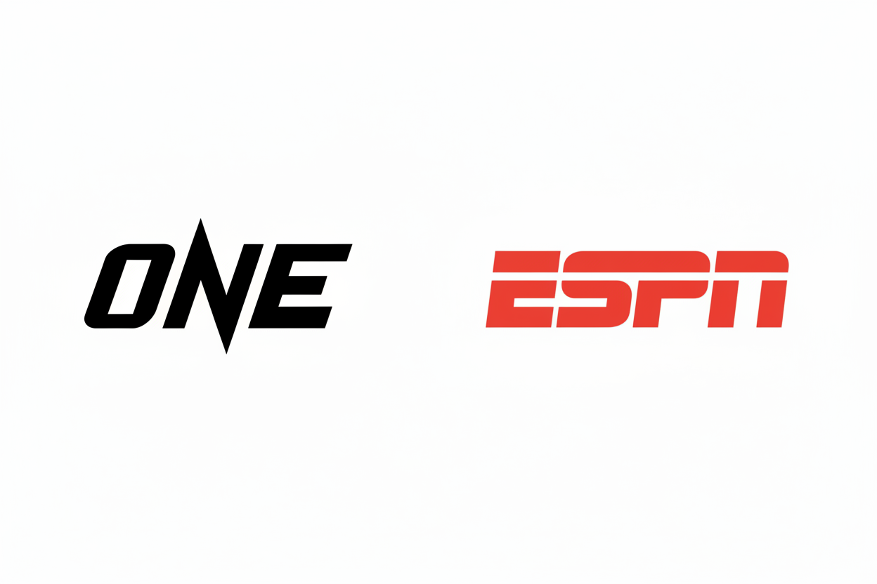 The ONE Championship and ESPN logos