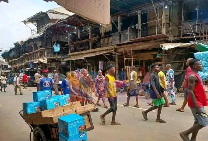 Daily Trust- Sit-At-Home Crumbles as Onitsha Market Reopens