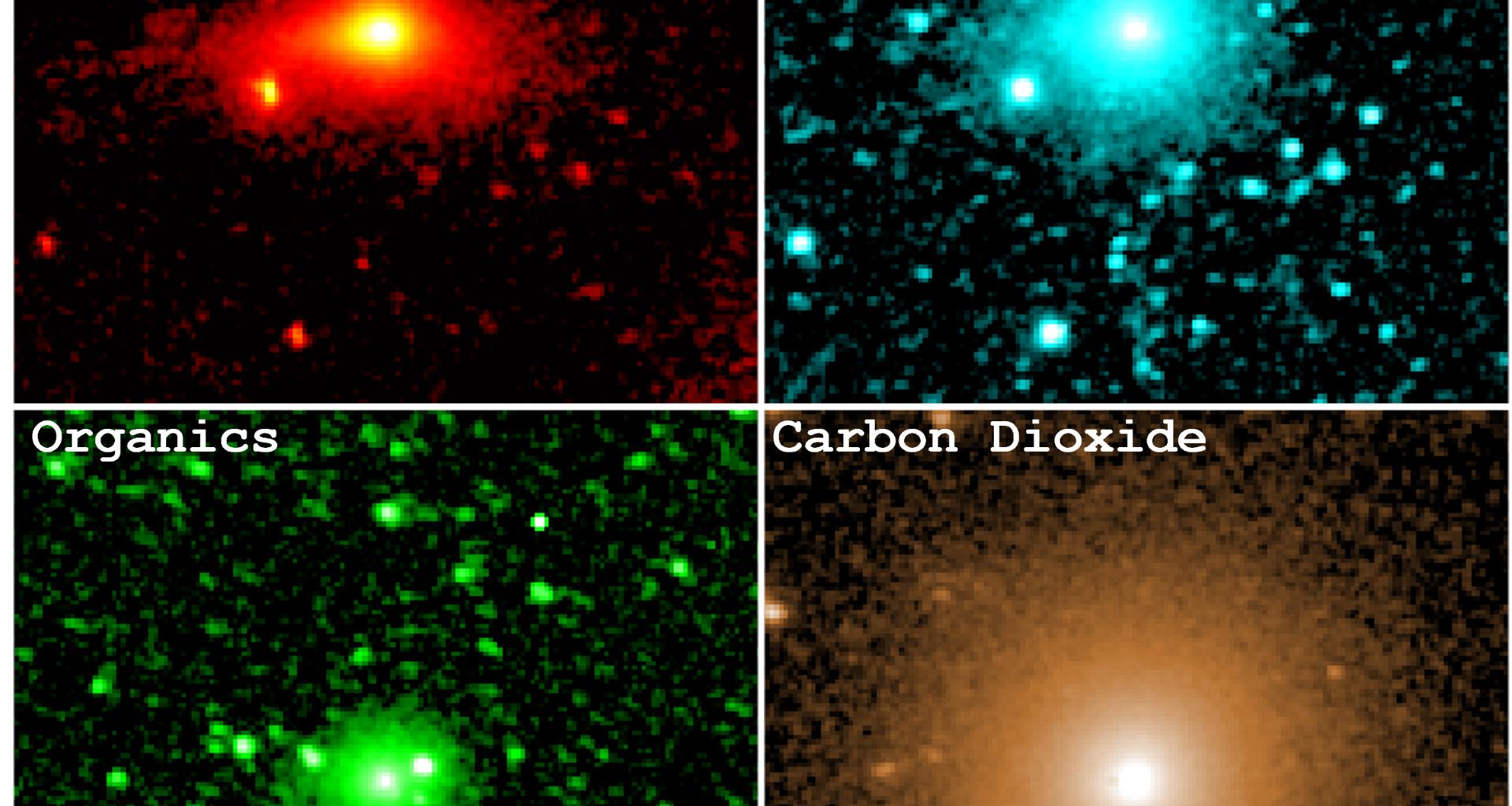 Images of 3I/ATLAS acquired by the SPHEREx mission in December 2025. Credits: NASA/JPL-Caltech