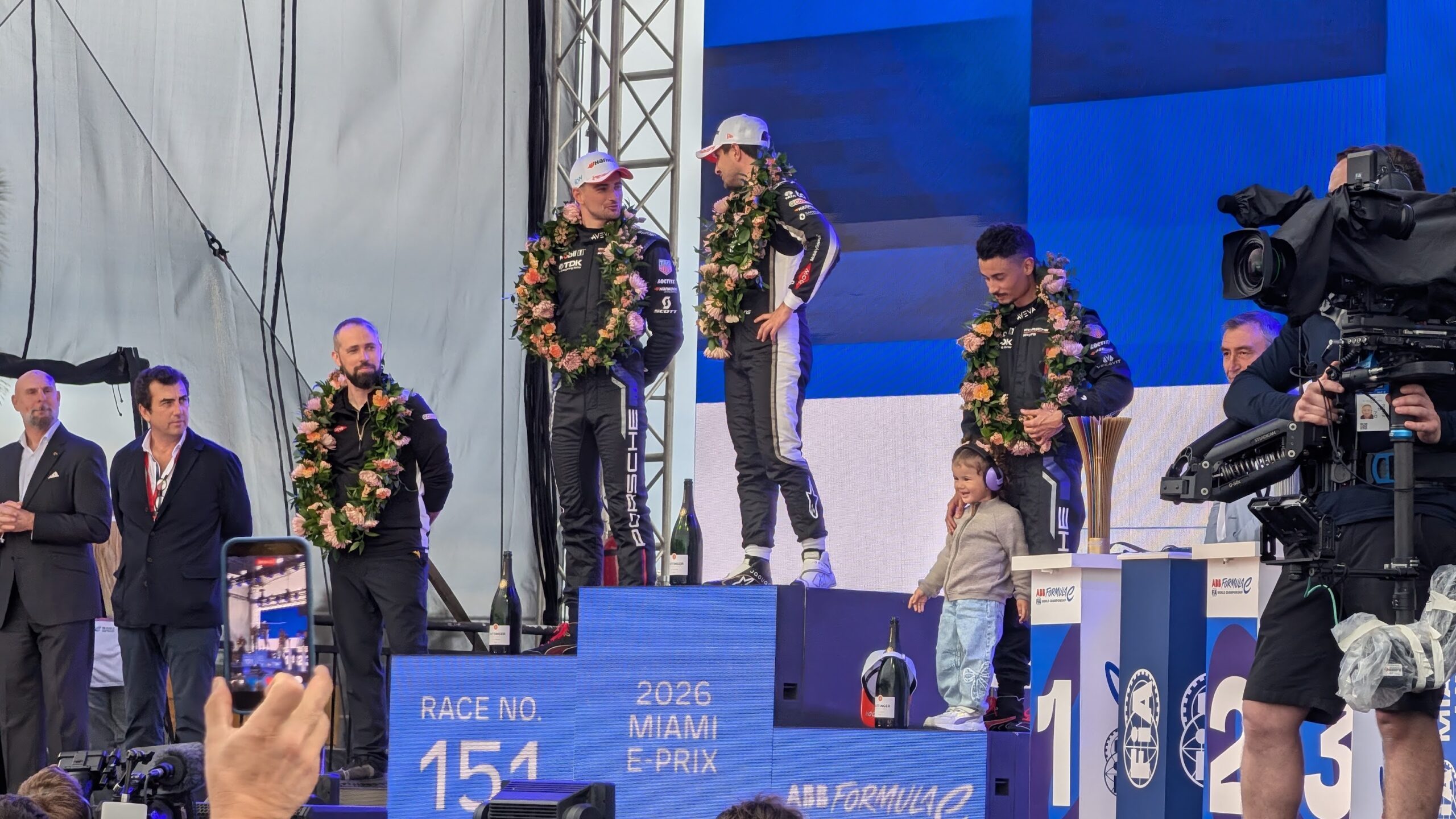 Miami E Prix 2026 Formula E podium