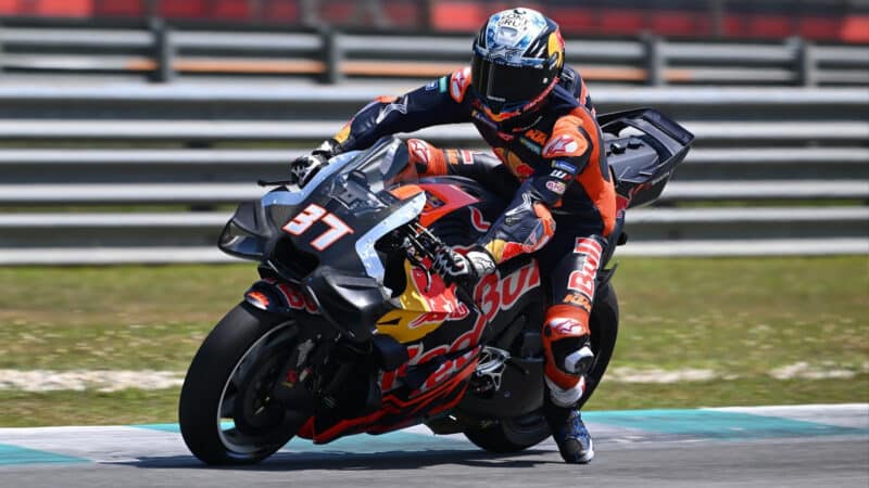 Pedro Acosta on 2026 MotoGP KTM test bike