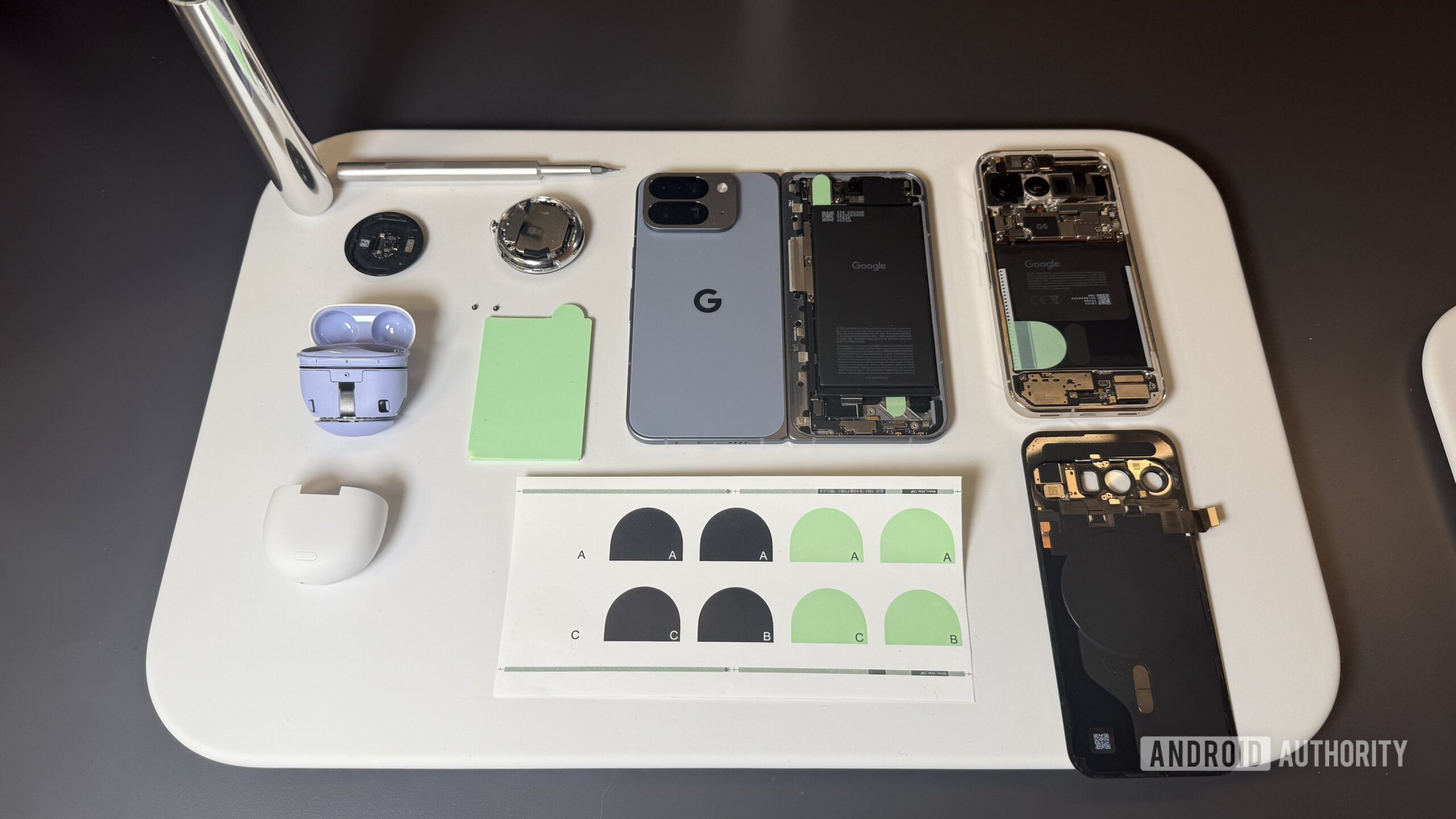 Pixel Buds Watch Pixel 10 Pro Fold Pixel 10 internals