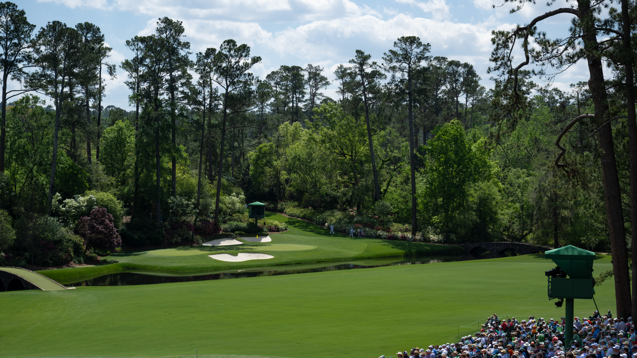 The 12th at Augusta National during The Masters