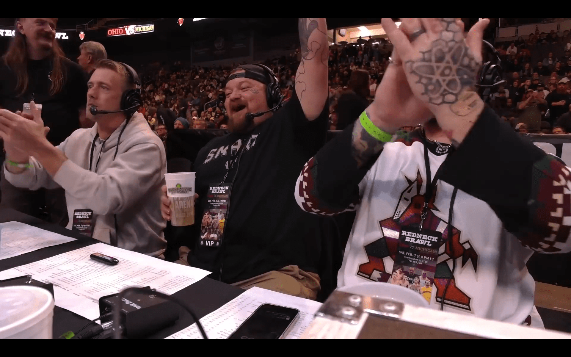 Catfish Cooley makes his triumphant return to Redneck Brawl commentary