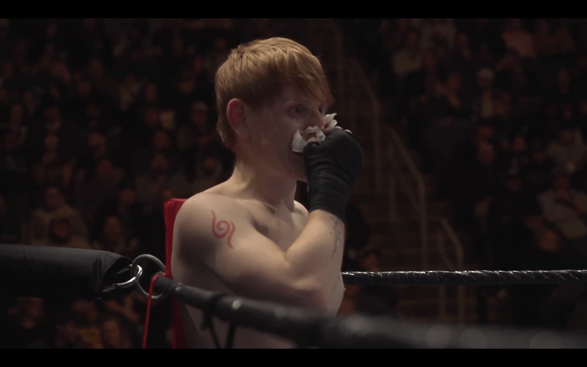 Dak Attack suffers the first of several leaky noses on the night