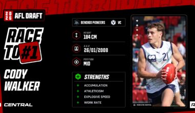 2026 AFL Draft | Race to #1: Cody Walker
