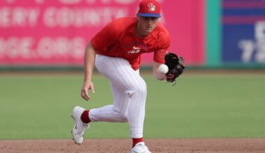 Shortstop Aidan Miller is among the top prospects in the Phillies system.