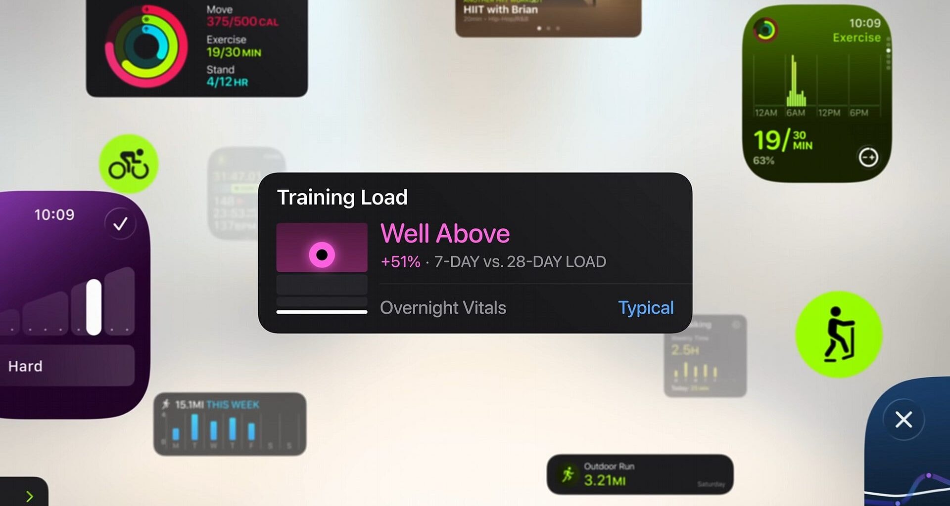 The Workout Buddy feature in watchOS 26.