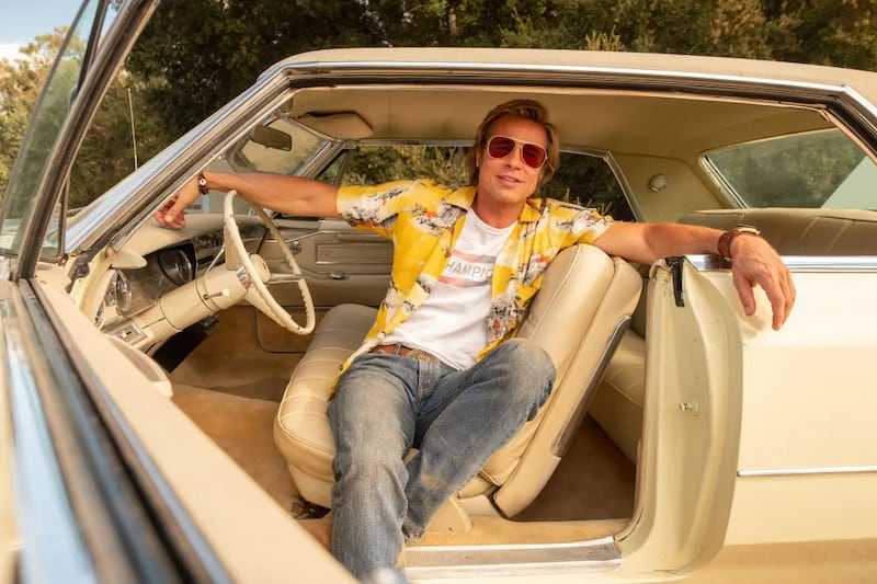 Brad Pitt as Cliff Booth in "Once Upon a Time in Hollywood"