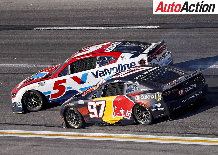 Kyle Larson and Shane Van Gisbergen