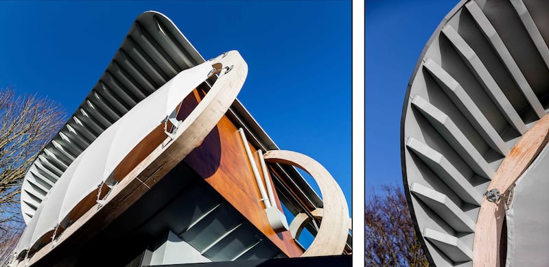 The home designed by John Curran in Co Clare