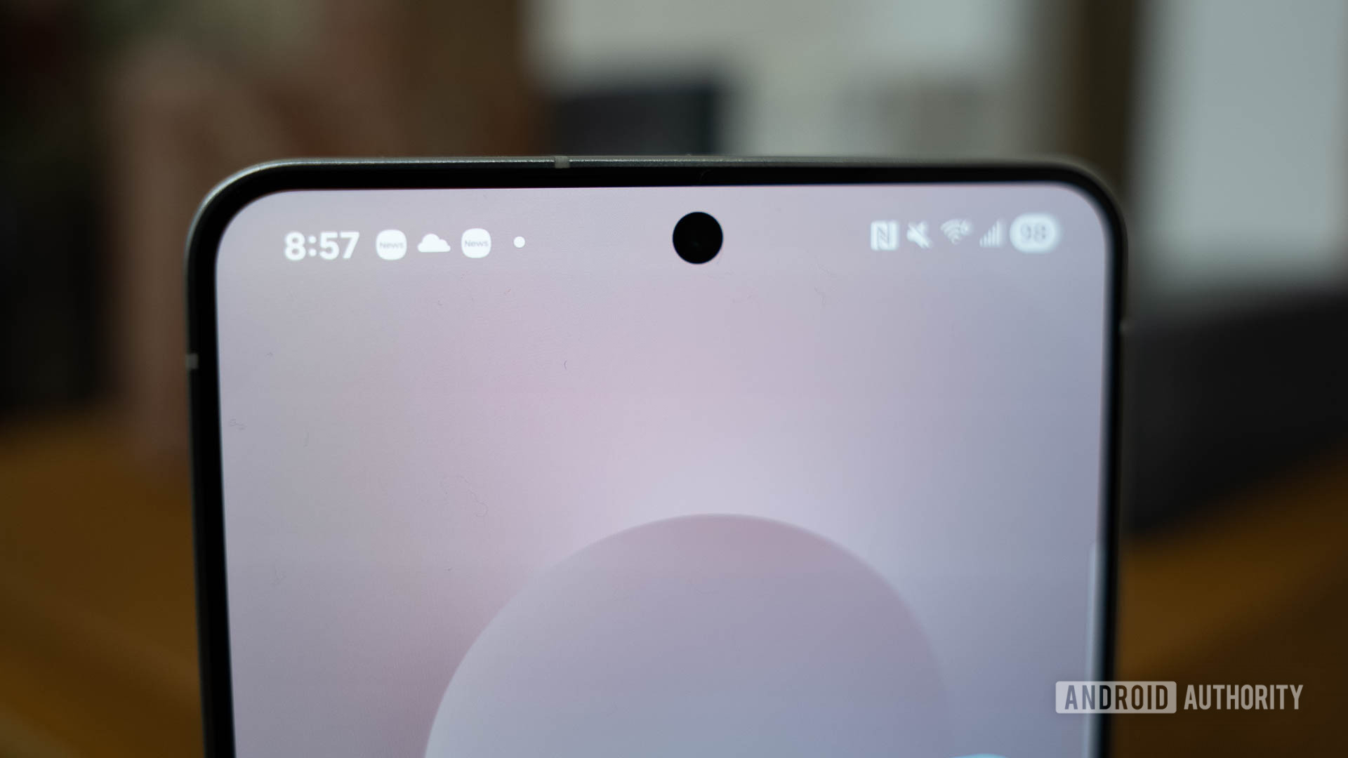 Samsung Galaxy S25 Edge Selfie Camera Display Cutout