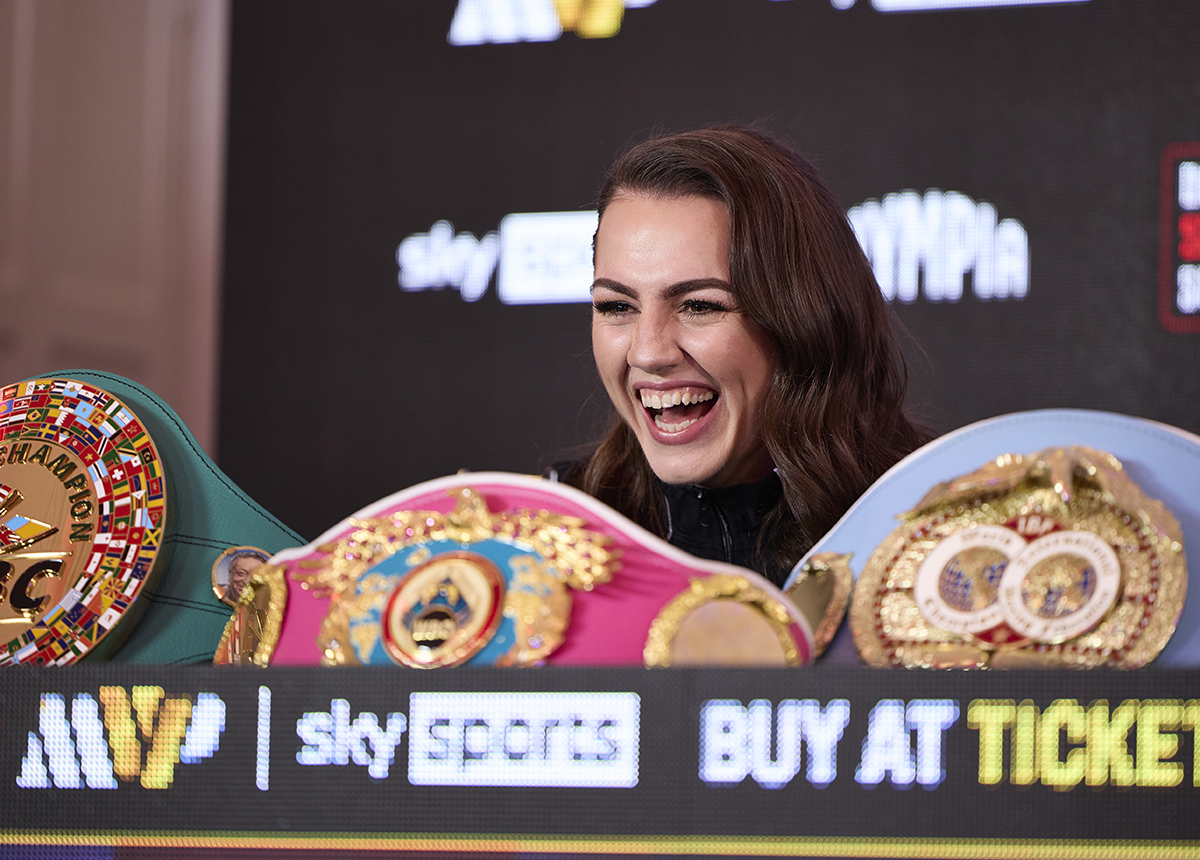 Ellie Scotney can make British boxing history on April 5 with a win over Mayeli Flores. Photo: Mark Robinson, MVP