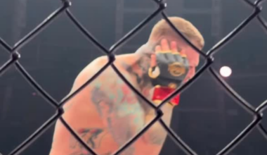 MMA fighter attacked by crowd after biting opponent’s ear in chaotic scenes