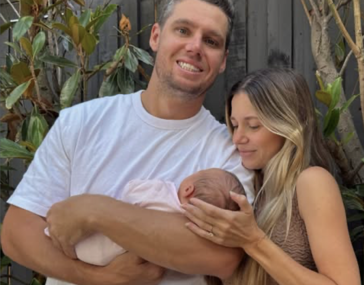 Cam Waters welcomes baby daughter