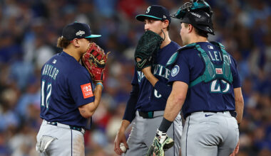 Seattle Mariners Josh Naylor George Kirby Cal Raleigh 2025 ALCS...