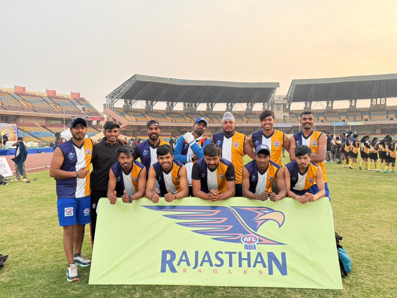 Rajasthan Eagles make history at the AFL India National Championships