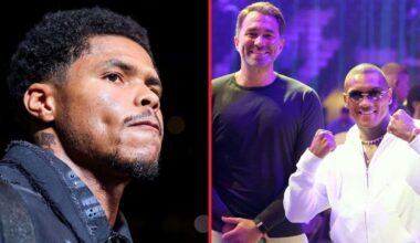 Eddie Hearn rates Conor Benn’s chances against Shakur Stevenson