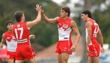 Sodden Swans too strong for Giants, scare for star mid
