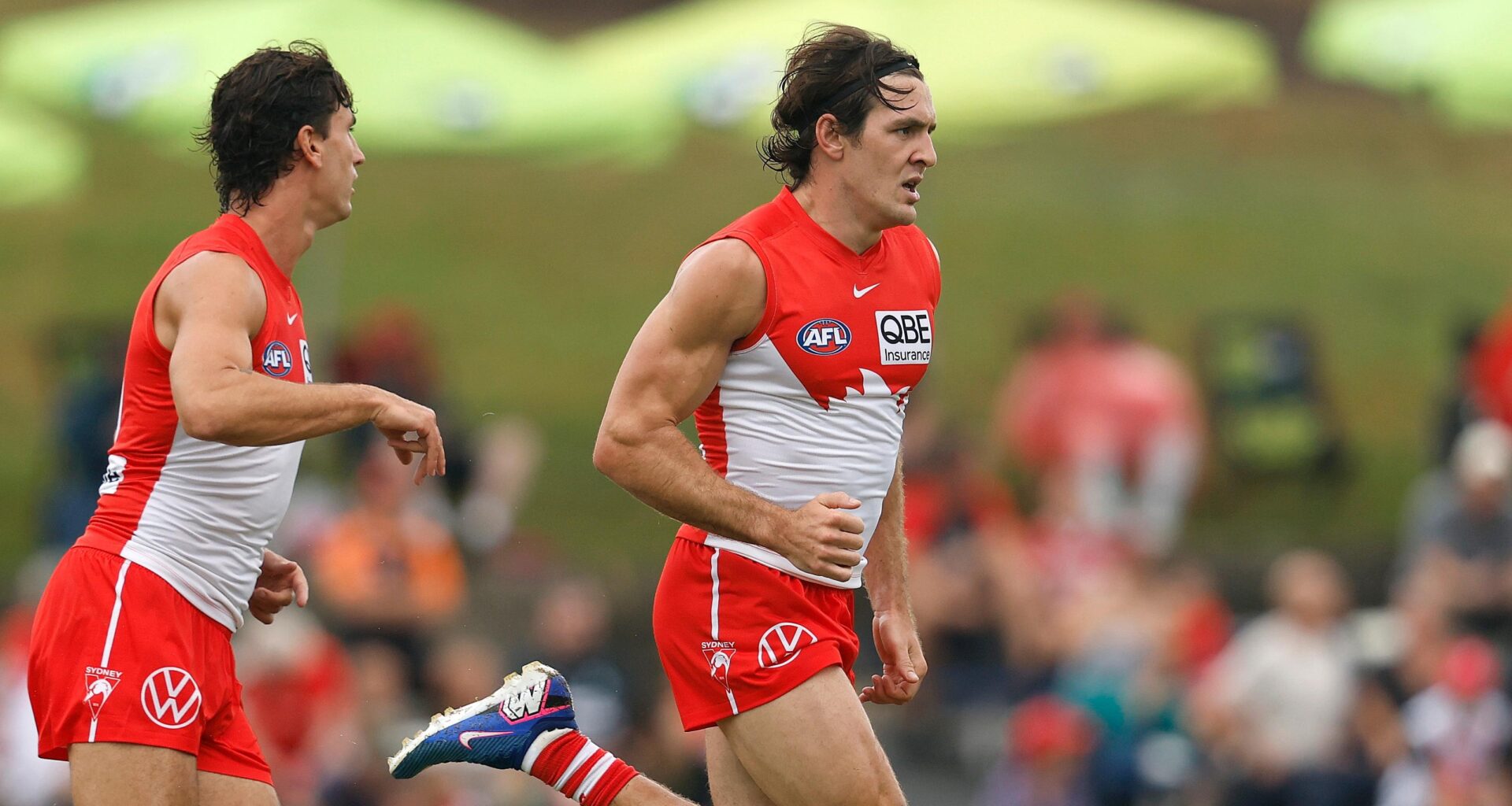 Sore Swan on track to face Blues, Giants' Toby plan shows promise