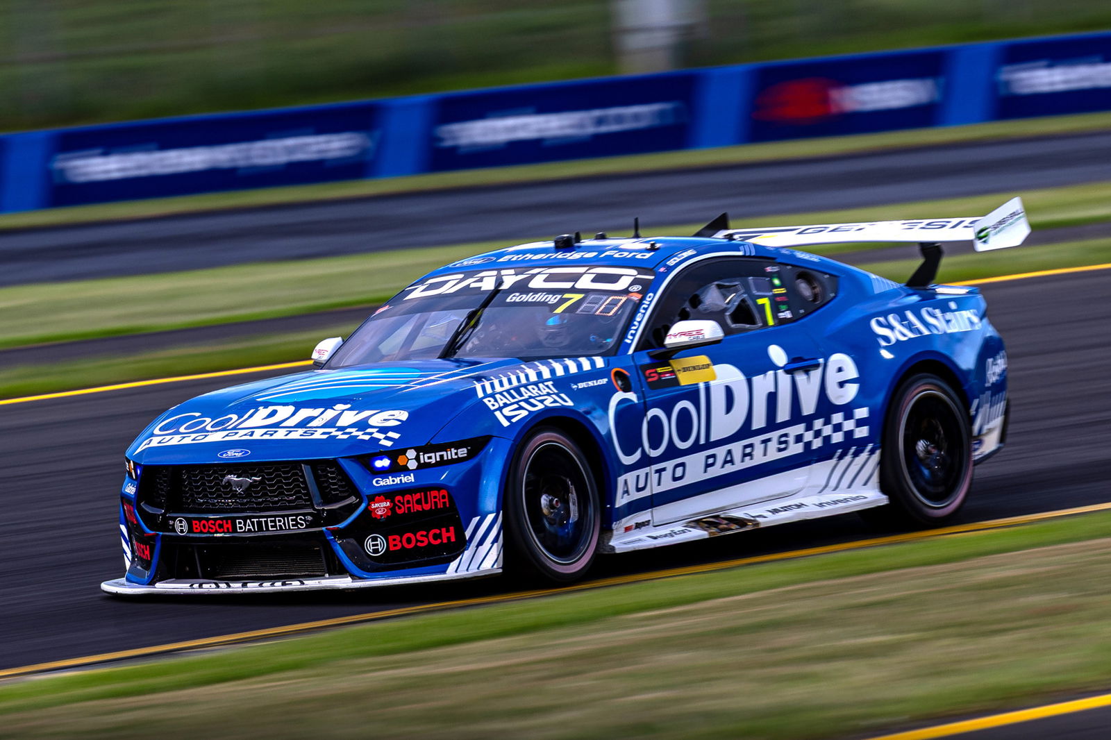 Golding’s buzzer beater tops Sydney Supercars test