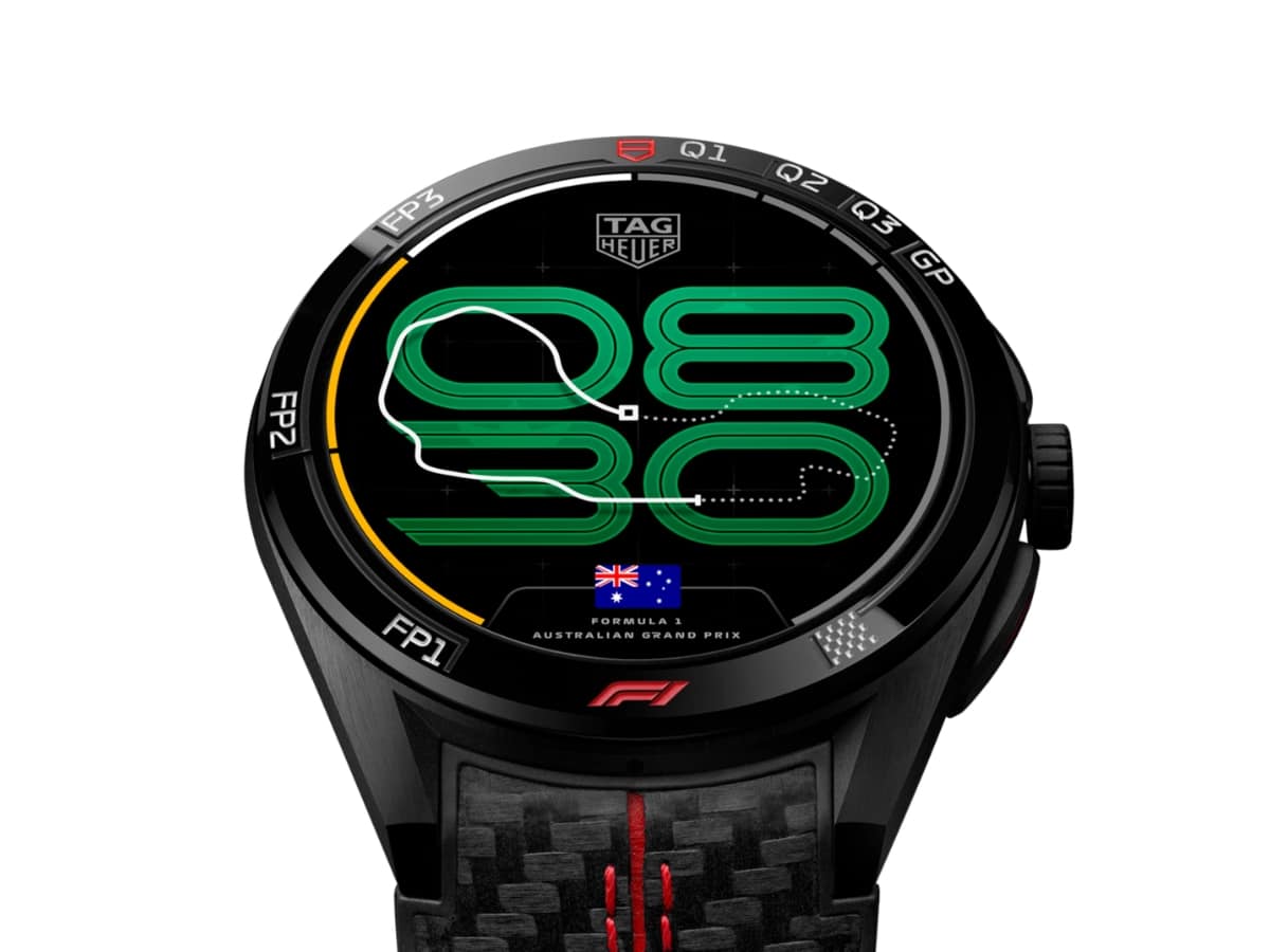 Tag heuer connected calibre e5 x formula 1 edition 9