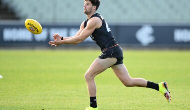 Seven AFL-listed players named in practice match squad