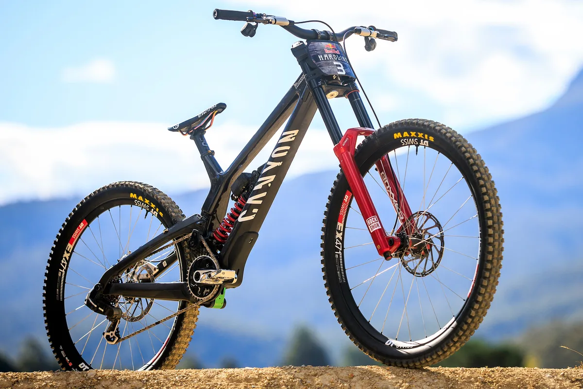 Troy Brosnan's Canyon Sender CFR at Red Bull Hardline Tasmania