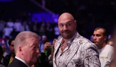 Frank Warren says Tyson Fury will be an interested spectator at Wardley-Dubois