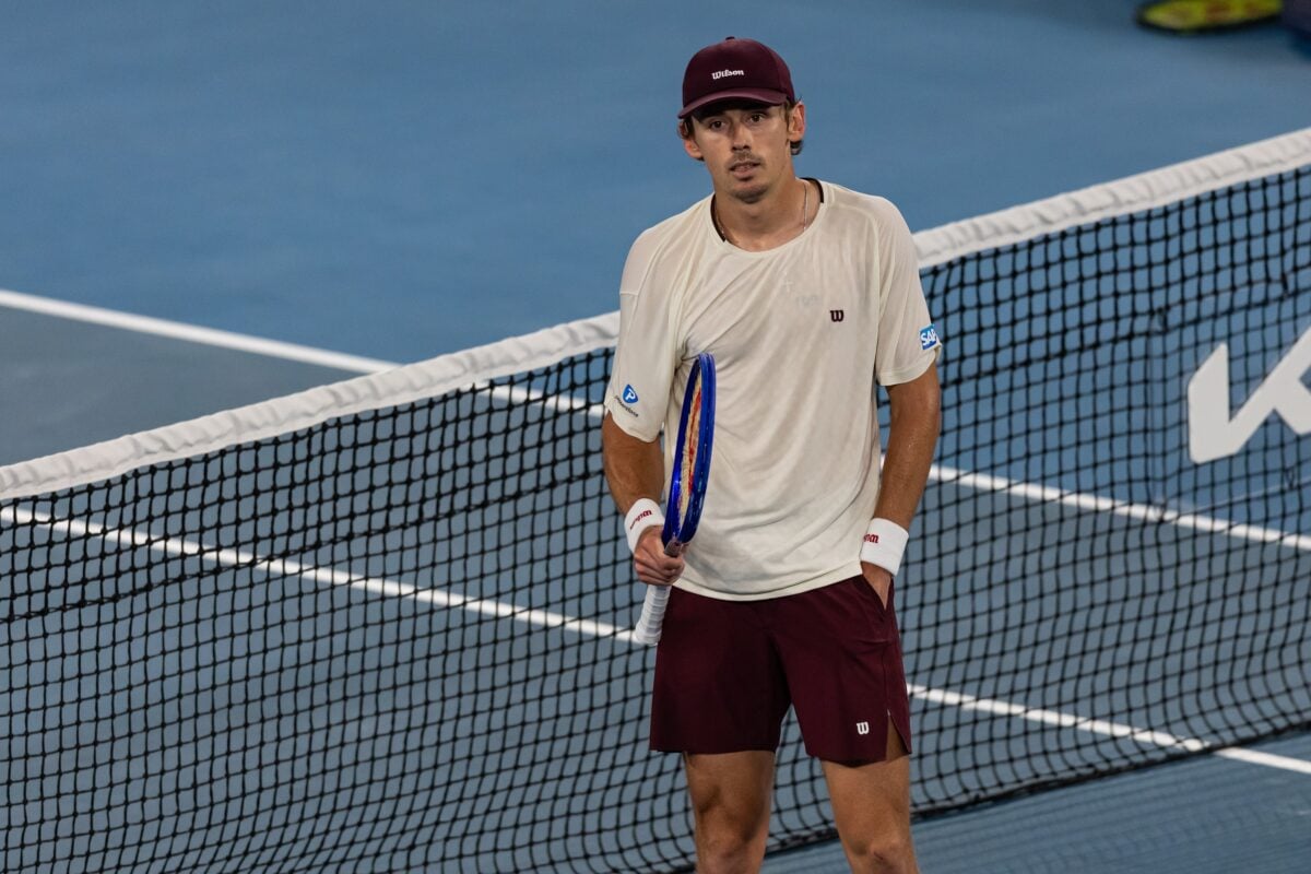 Alex de Minaur at the Australian Open