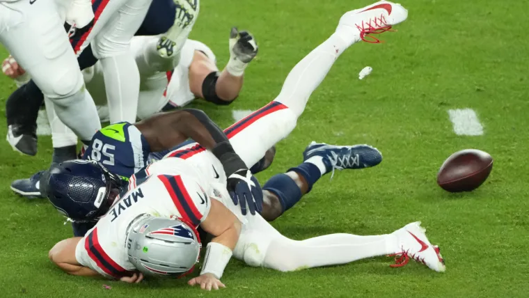 Drake Maye's turnover issues showed up again at the worst time in Patriots' Super Bowl loss to Seahawks image
