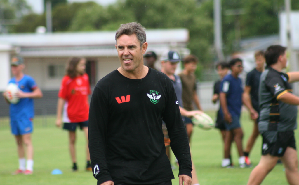 Fittler and Inglis hog Boughton Oval as the NRL HOGS national tour rolls into Moree
