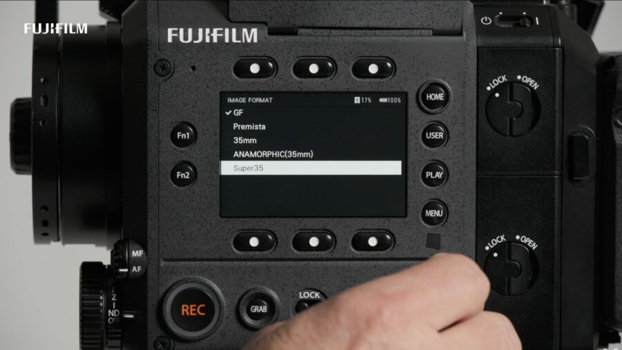 The IMAGE forma menu.