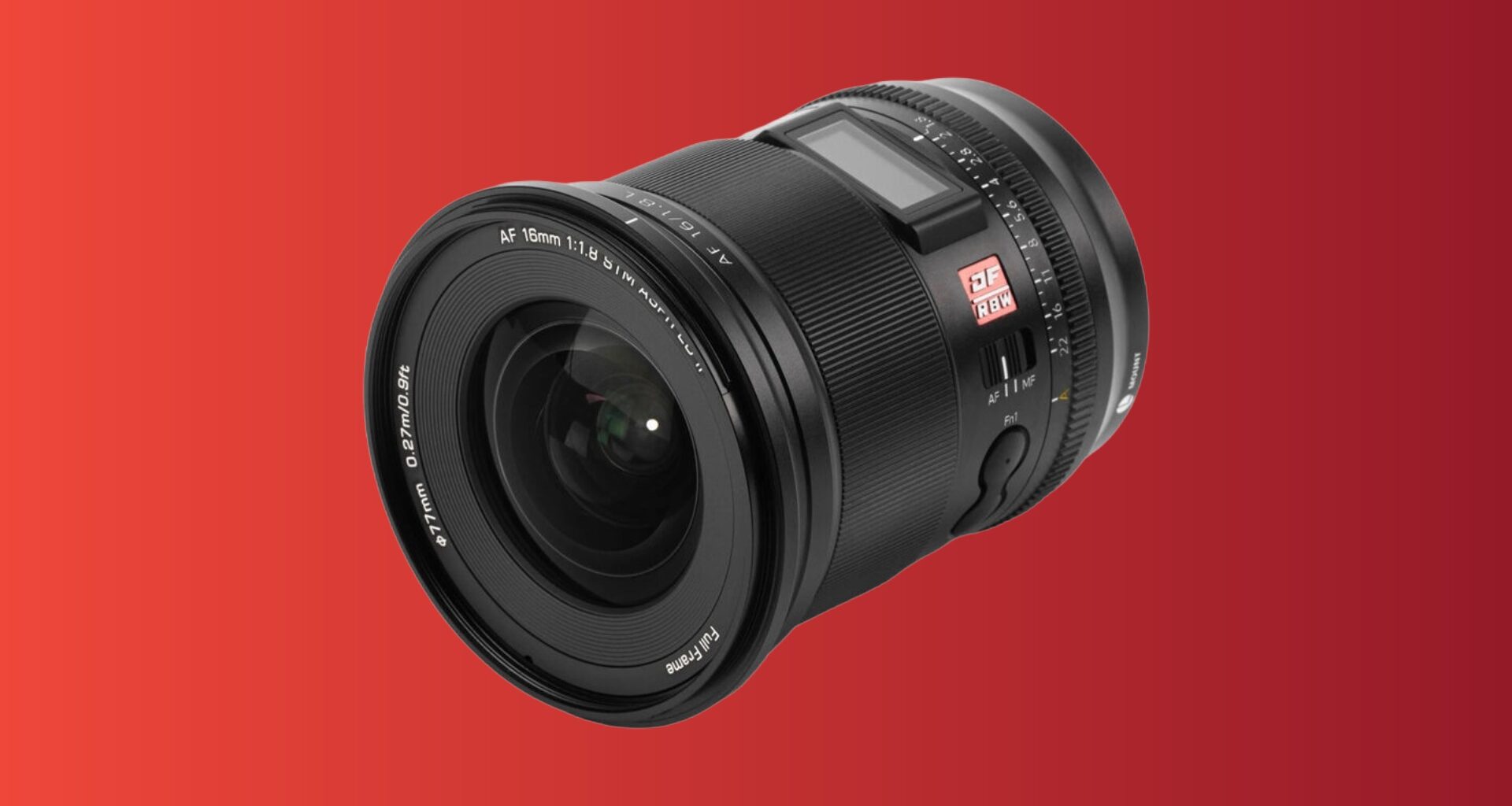 Viltrox AF 16mm f/1.8 Released - Company