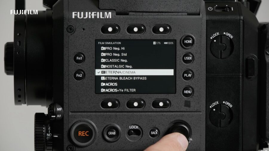 The FILM SIMULATION menu.